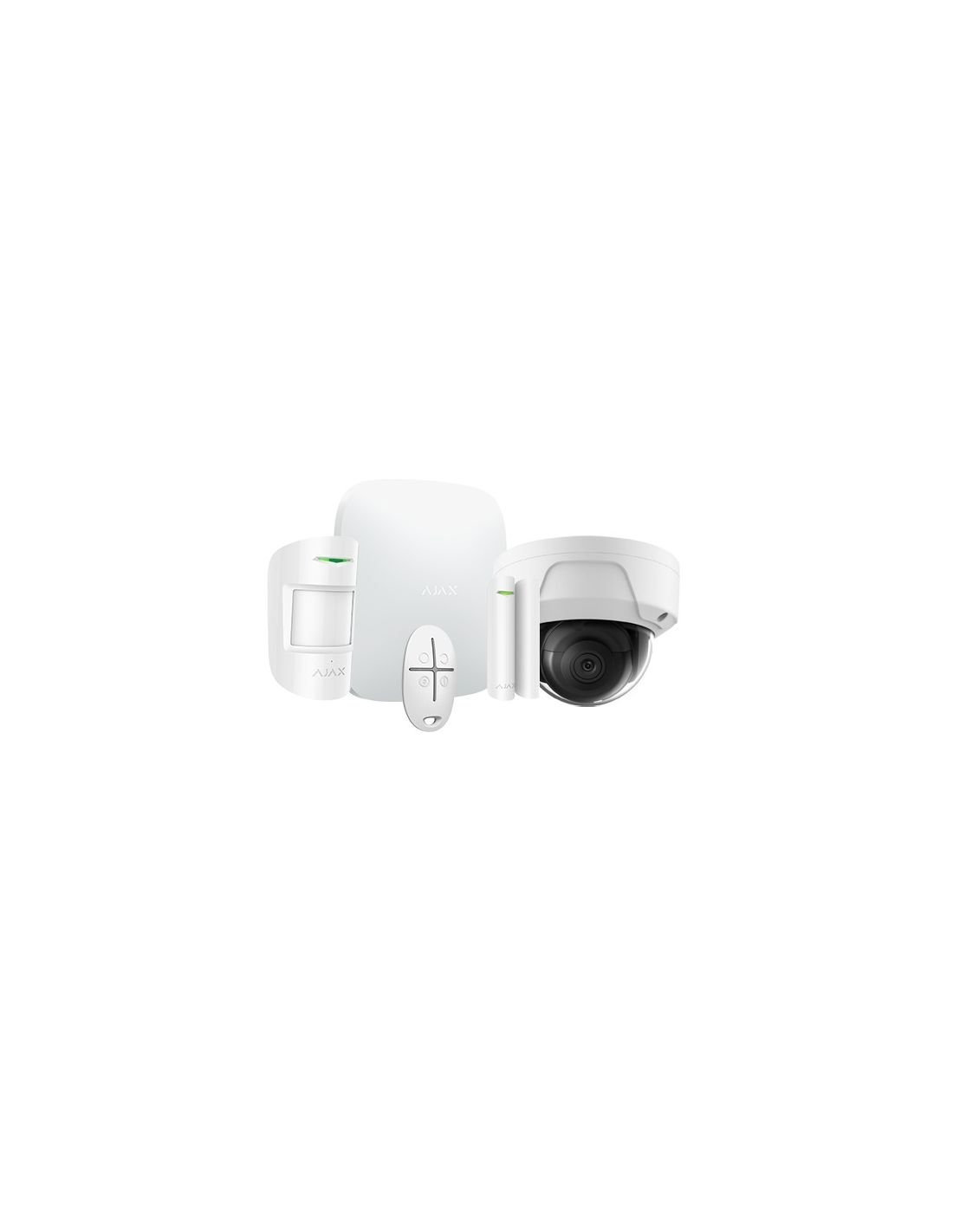 Kit de alarma profesional Ajax Grado 2 con Cámara IP SAFIRE – sistema completo inalámbrico